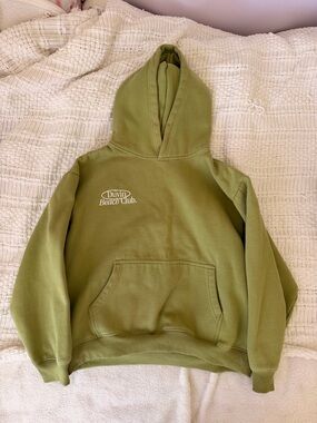 Duvin Beach Club Olive Green Women's Hoodie Sweater